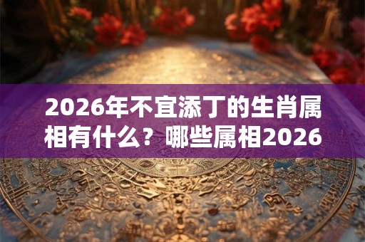2026年不宜添丁的生肖属相有什么？哪些属相2026年不宜添丁？