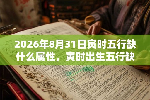 2026年8月31日寅时五行缺什么属性，寅时出生五行缺什么
