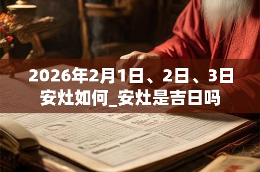2026年2月1日、2日、3日安灶如何_安灶是吉日吗