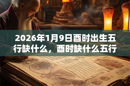 2026年1月9日酉时出生五行缺什么，酉时缺什么五行