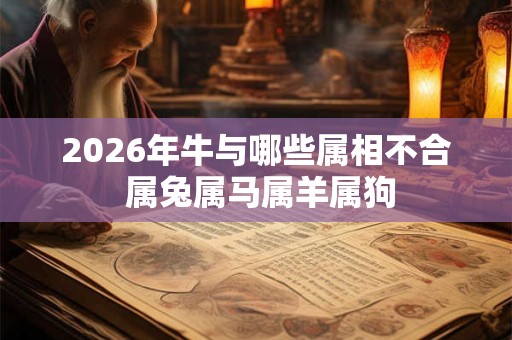 2026年牛与哪些属相不合 属兔属马属羊属狗