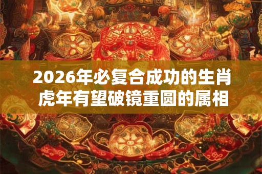2026年必复合成功的生肖 虎年有望破镜重圆的属相
