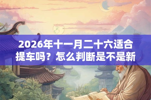 2026年十一月二十六适合提车吗？怎么判断是不是新车？