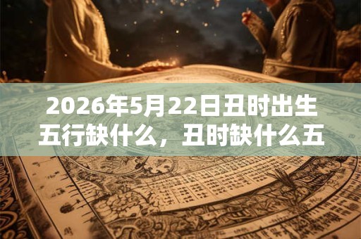 2026年5月22日丑时出生五行缺什么，丑时缺什么五行
