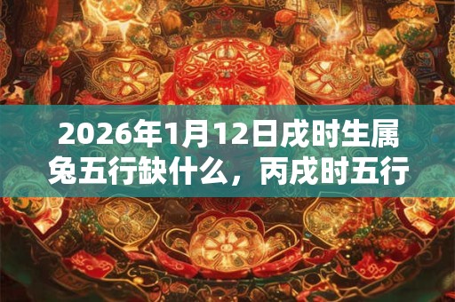 2026年1月12日戌时生属兔五行缺什么，丙戌时五行缺什么