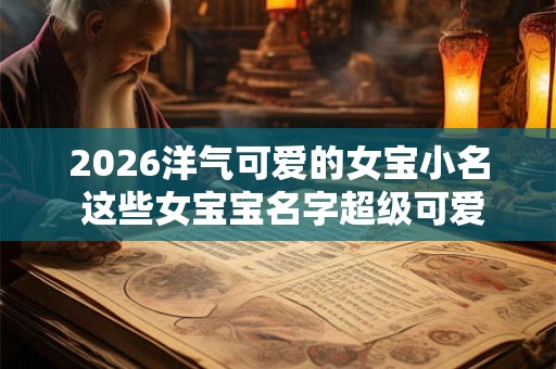 2026洋气可爱的女宝小名 这些女宝宝名字超级可爱