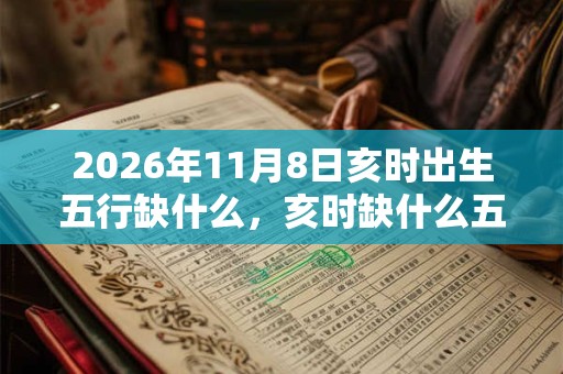 2026年11月8日亥时出生五行缺什么，亥时缺什么五行