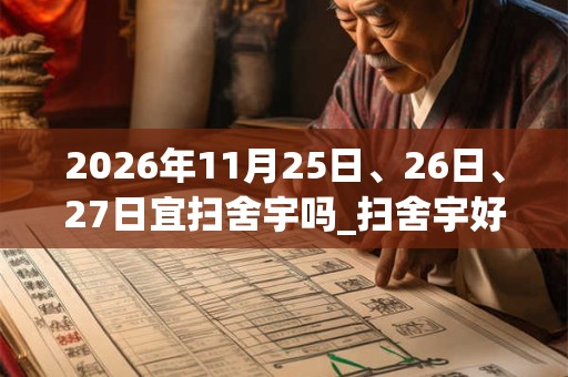 2026年11月25日、26日、27日宜扫舍宇吗_扫舍宇好不好