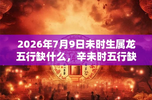 2026年7月9日未时生属龙五行缺什么，辛未时五行缺什么