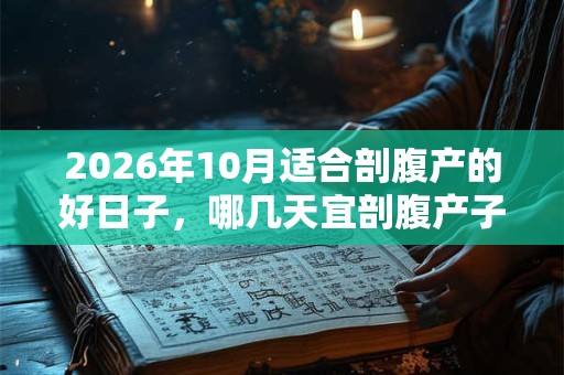 2026年10月适合剖腹产的好日子，哪几天宜剖腹产子？