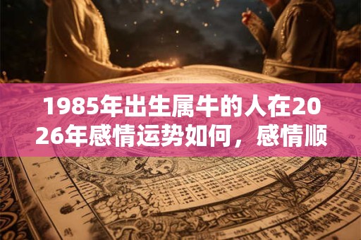 1985年出生属牛的人在2026年感情运势如何，感情顺利吗？