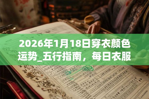 2026年1月18日穿衣颜色运势_五行指南，每日衣服颜色幸运色
