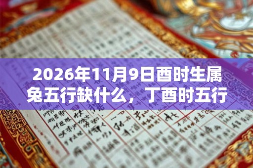 2026年11月9日酉时生属兔五行缺什么，丁酉时五行缺什么