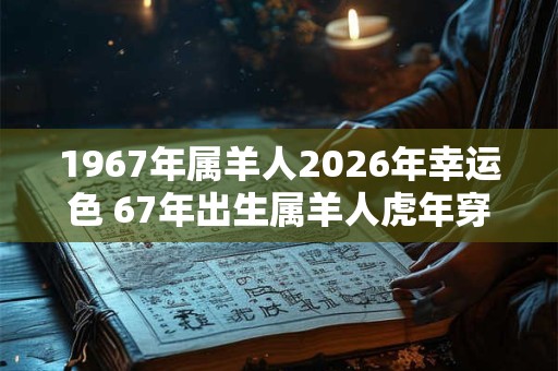 1967年属羊人2026年幸运色 67年出生属羊人虎年穿什么颜色衣服好