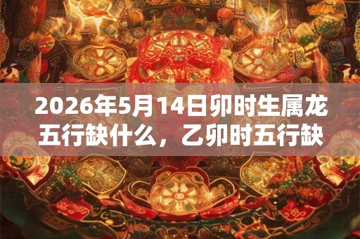 2026年5月14日卯时生属龙五行缺什么，乙卯时五行缺什么