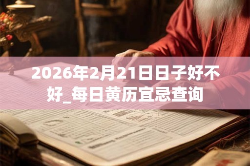 2026年2月21日日子好不好_每日黄历宜忌查询