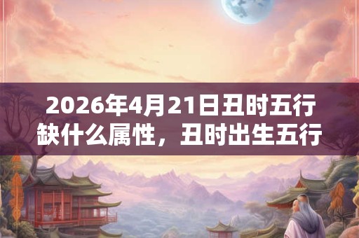 2026年4月21日丑时五行缺什么属性，丑时出生五行缺什么