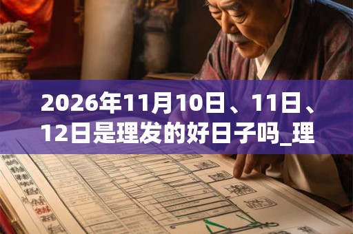 2026年11月10日、11日、12日是理发的好日子吗_理发可以吗