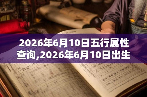 2026年6月10日五行属性查询,2026年6月10日出生五行属什么