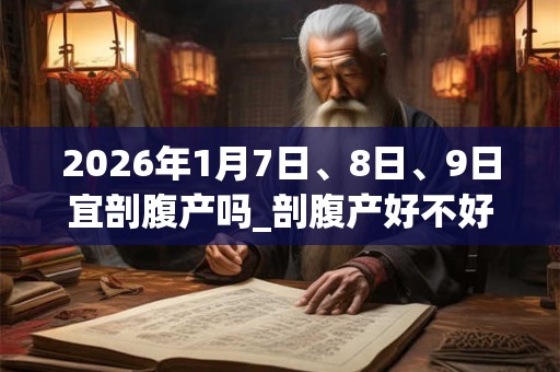 2026年1月7日、8日、9日宜剖腹产吗_剖腹产好不好