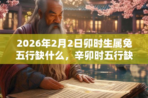 2026年2月2日卯时生属兔五行缺什么，辛卯时五行缺什么