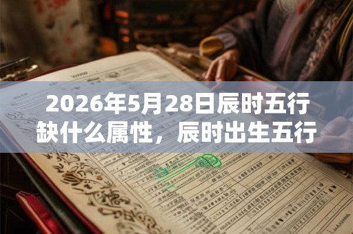 2026年5月28日辰时五行缺什么属性，辰时出生五行缺什么