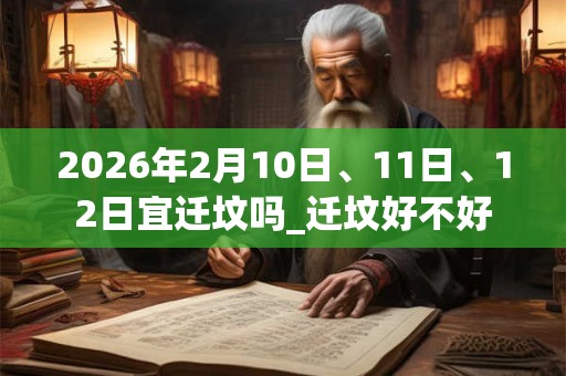 2026年2月10日、11日、12日宜迁坟吗_迁坟好不好