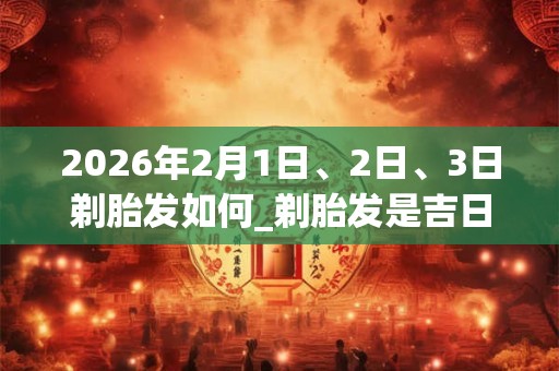 2026年2月1日、2日、3日剃胎发如何_剃胎发是吉日吗