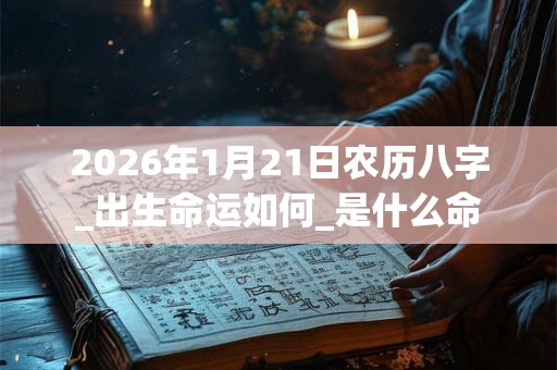 2026年1月21日农历八字_出生命运如何_是什么命