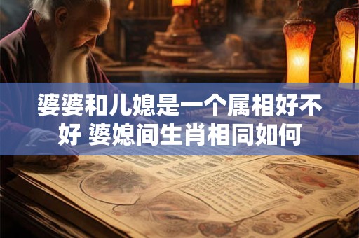 婆婆和儿媳是一个属相好不好 婆媳间生肖相同如何