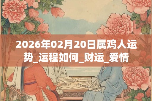 2026年02月20日属鸡人运势_运程如何_财运_爱情