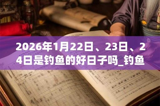 2026年1月22日、23日、24日是钓鱼的好日子吗_钓鱼可以吗