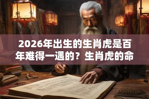 2026年出生的生肖虎是百年难得一遇的？生肖虎的命理介绍