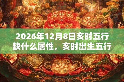 2026年12月8日亥时五行缺什么属性，亥时出生五行缺什么