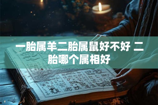 一胎属羊二胎属鼠好不好 二胎哪个属相好