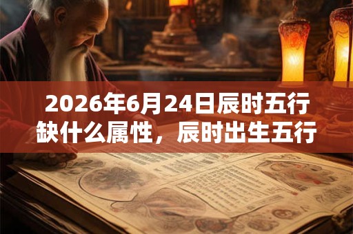 2026年6月24日辰时五行缺什么属性，辰时出生五行缺什么