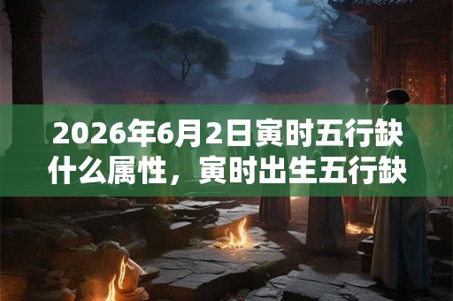 2026年6月2日寅时五行缺什么属性，寅时出生五行缺什么