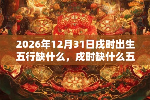 2026年12月31日戌时出生五行缺什么，戌时缺什么五行