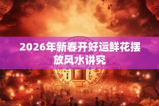 2026年新春开好运鲜花摆放风水讲究