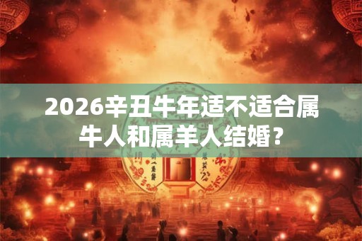 2026辛丑牛年适不适合属牛人和属羊人结婚？