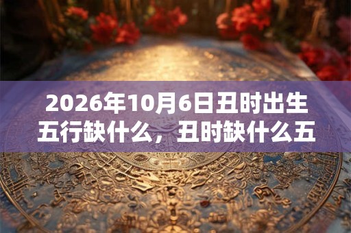 2026年10月6日丑时出生五行缺什么，丑时缺什么五行