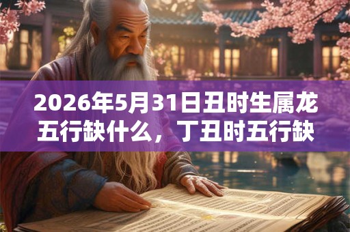 2026年5月31日丑时生属龙五行缺什么，丁丑时五行缺什么