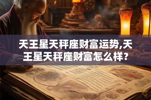 天王星天秤座财富运势,天王星天秤座财富怎么样？