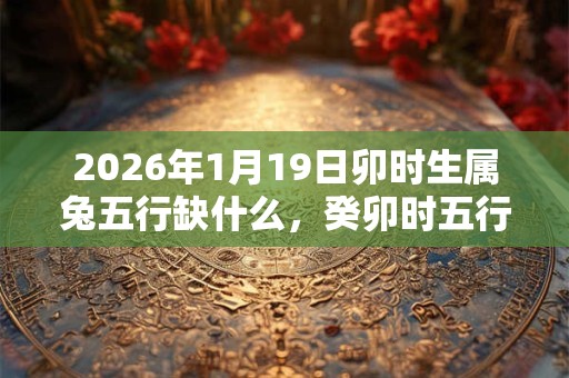 2026年1月19日卯时生属兔五行缺什么，癸卯时五行缺什么