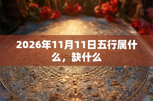 2026年11月11日五行属什么，缺什么