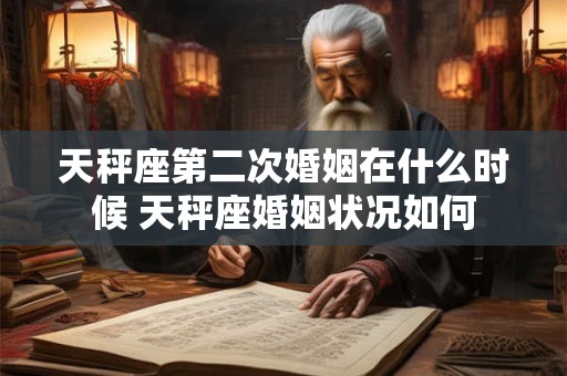 天秤座第二次婚姻在什么时候 天秤座婚姻状况如何