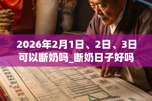 2026年2月1日、2日、3日可以断奶吗_断奶日子好吗