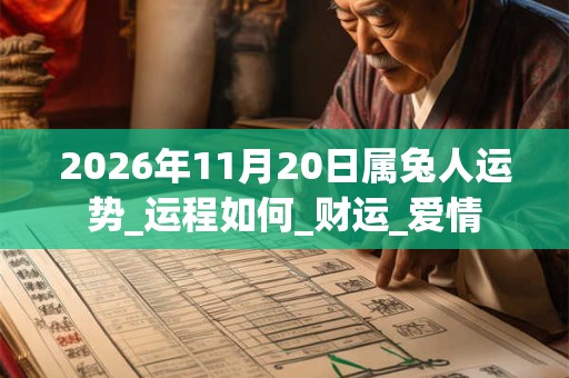 2026年11月20日属兔人运势_运程如何_财运_爱情