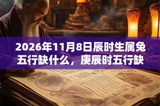 2026年11月8日辰时生属兔五行缺什么，庚辰时五行缺什么