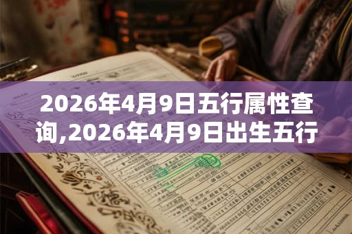 2026年4月9日五行属性查询,2026年4月9日出生五行属什么
